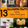 13 Halloween Crafts Using Baby Food Jars - Adorable!