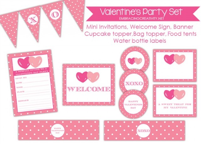 Free Valentine's Day Party Printables