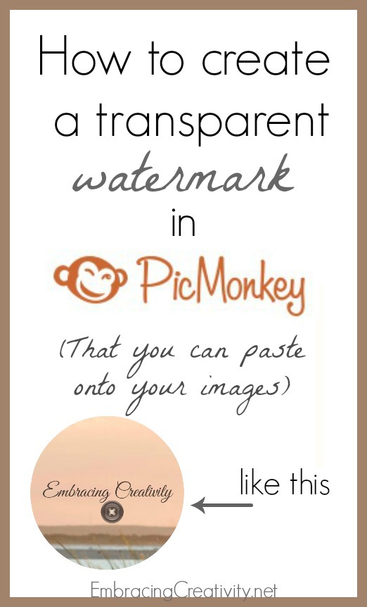 How to Create a Transparent Watermark
