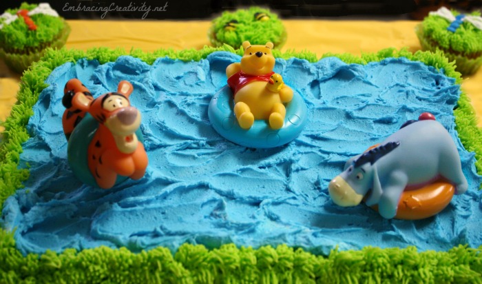 winnie the pooh baby shower sheet cakes