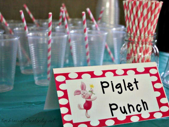 Winnie the Pooh Party - Piglet's Punch