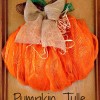 Pumpkin Tulle Wreath